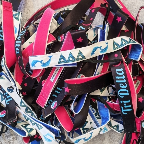 Sweaty Bands TRI DELTA headband big little gift - Picture 4 of 5